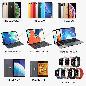 Apple electronics collection 2018-2019 v1 3D model